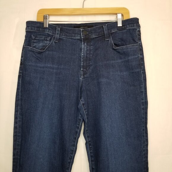 J Brand Womens Sallie Denim Mid-Rise Bootcut Jeans Reality size 32 slight flare - Picture 3 of 11